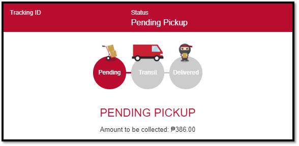 lazada tracking ninja van